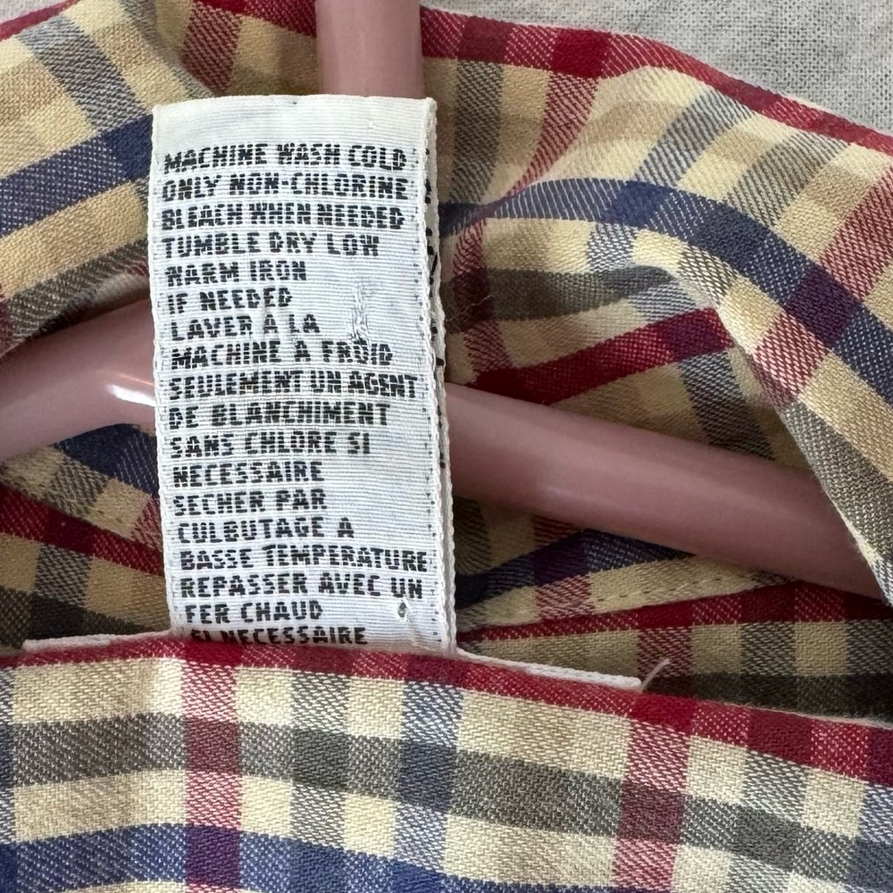 Vintage Women's Talbots Plaid Button Down - Picture 5 of 5